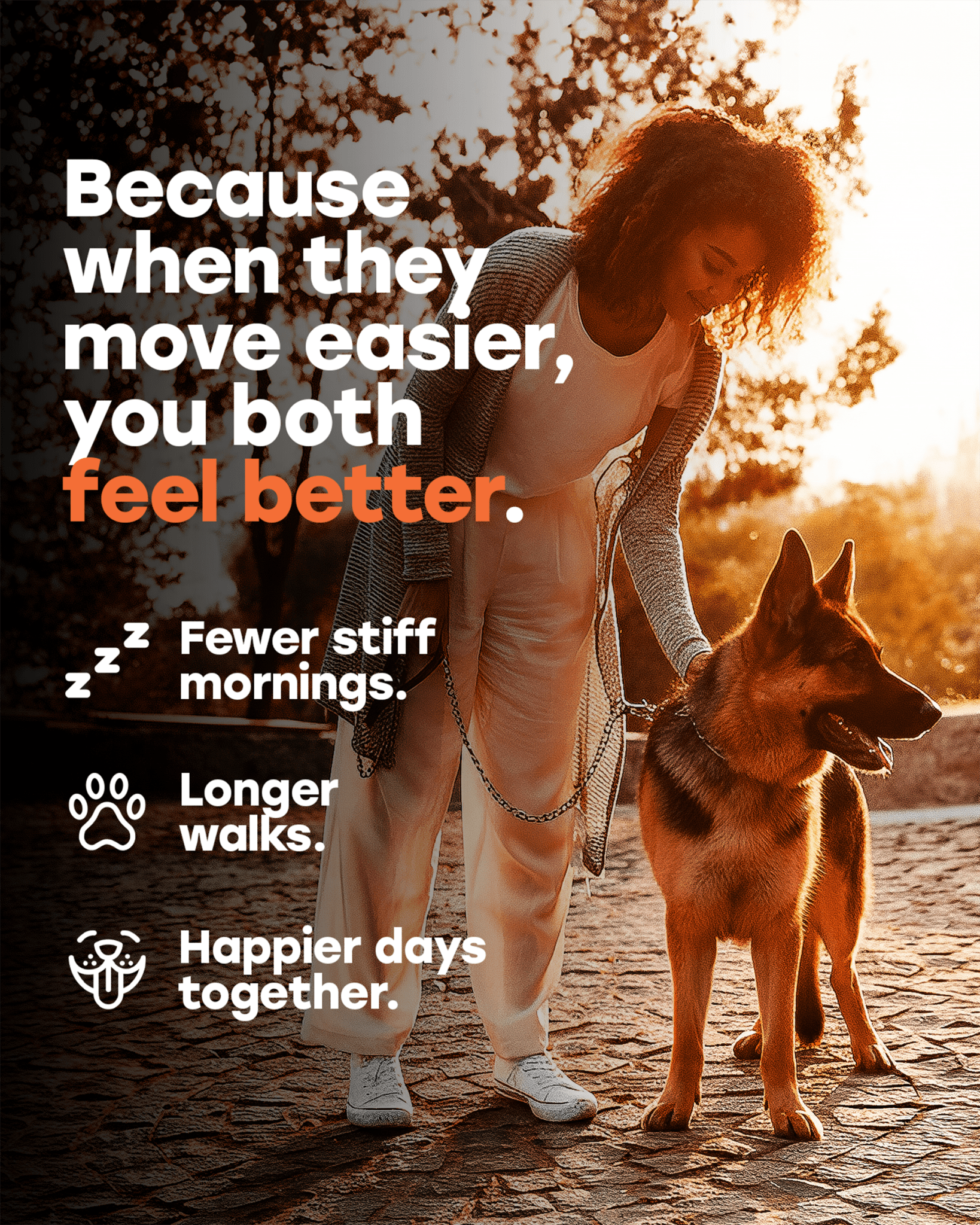 Hip & Joint Mobility Chews with 500 mg Glucosamine, , Collagen, Chondroitin Bovine, Turmeric & More - Pup Choice - healthy choices for your pup