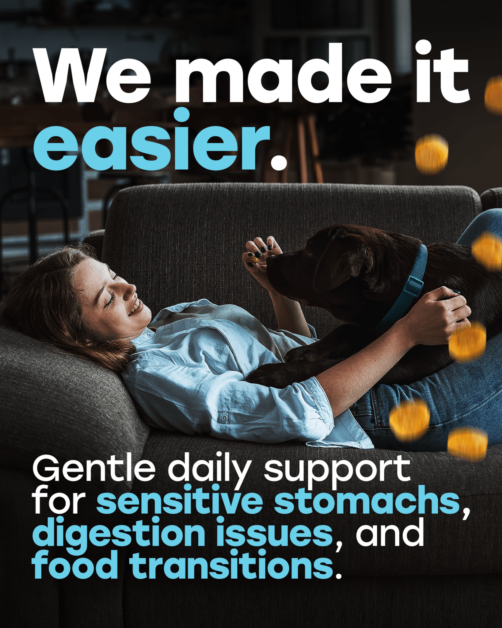 Probiotic Digestive Chews with Prebiotics, Enzymes, Turmeric, Omega - 3, Fiber & More. - Pup Choice - healthy choices for your pup