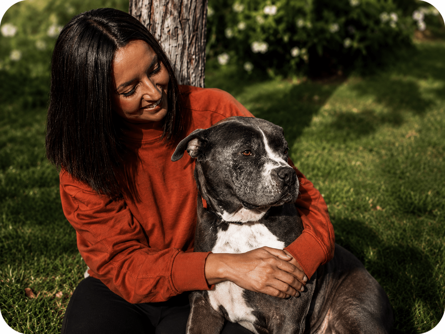 A dog and their owner — the Pup Choice pack