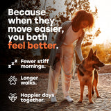 Hip & Joint Mobility Chews with 500 mg Glucosamine, Collagen, Chondroitin Bovine, Turmeric & More - Pup Choice - healthy choices for your pup