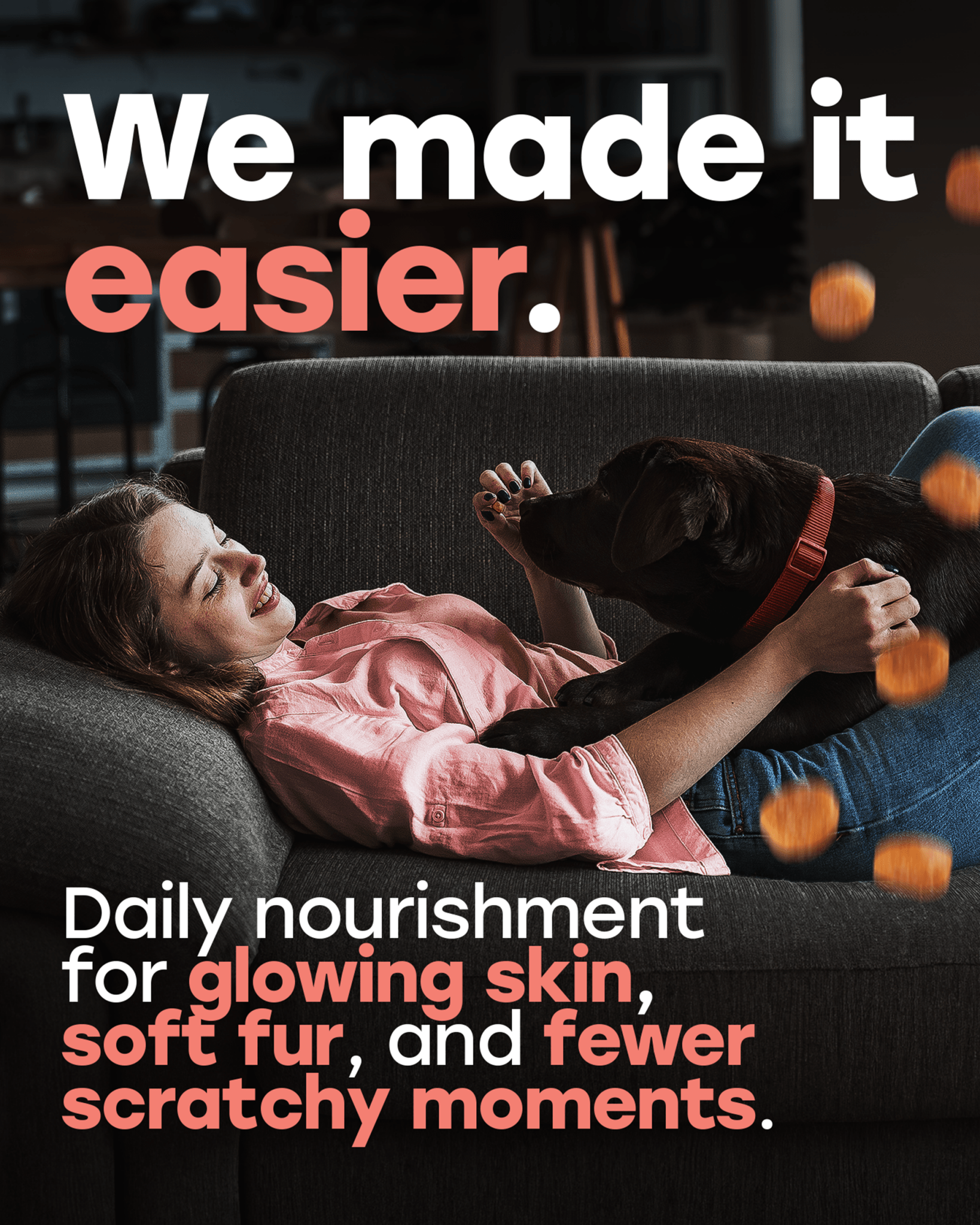 Omega 3 Skin & Coat Chews for Dogs – Wild Salmon Oil, Biotin, Zinc & Vitamin E – Supports Healthy Skin & Coat – 140 Count - Pup Choice - healthy choices for your pup