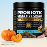 Pup Choice probiotic digestive chews — With pumpkin powder