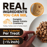 Pup Choice Freeze-Dried Raw Turkey Dog Treats with Pumpkin & Sweet Potato – Single Protein, Grain-Free - Pup Choice - healthy choices for your pup