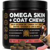 Skin & Coat Routine Bundle — Omega-3 Chews + Wild Catch Salmon Treats - Pup Choice - healthy choices for your pup